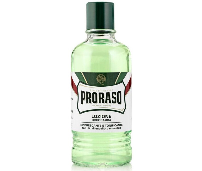 Proraso Lozione Dopobarba Rinfrescante Green 400 ml - Olio di Eucalipto e Mentolo