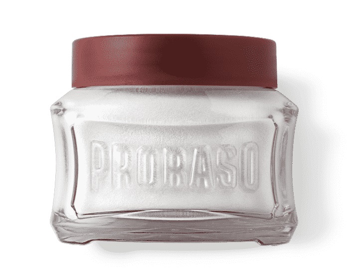 Proraso Crema Pre Barba Rossa Barbe Dure 100 ml - Ammorbidisce e Idrata la Pelle per una Rasatura Impeccabile