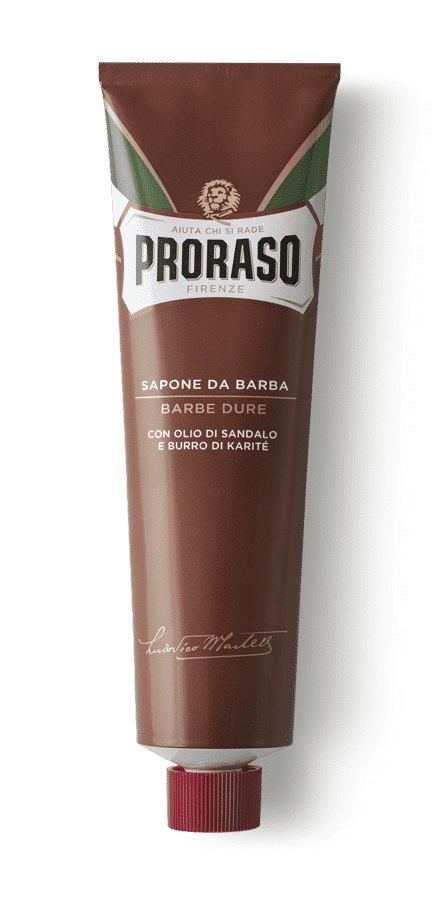 Proraso Sapone da Barba in Tubo Barbe Dure 150 ml - Idratante e Nutriente per una Rasatura Perfetta