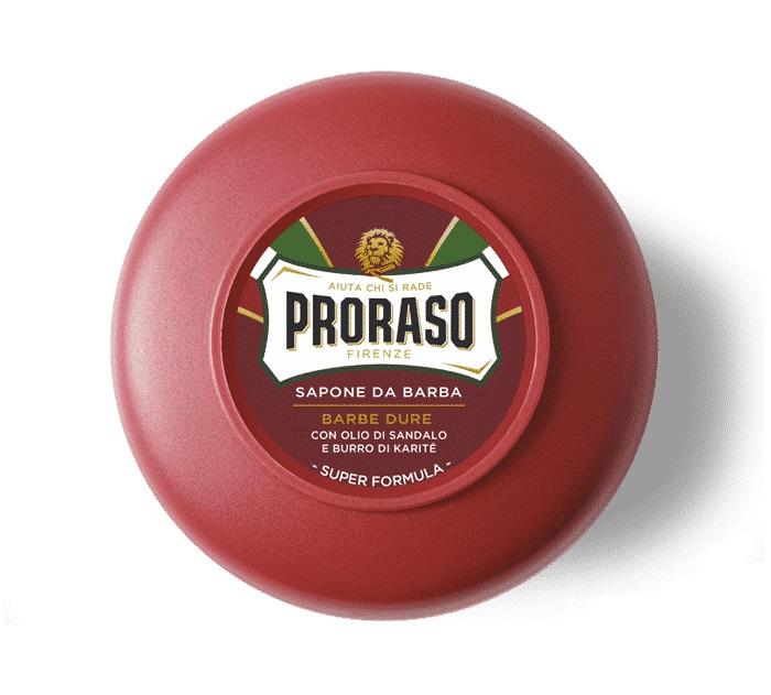 Proraso Sapone da Barba in Ciotola per Barbe Dure 150 ml - Con Olio di Sandalo e Burro di Karitè