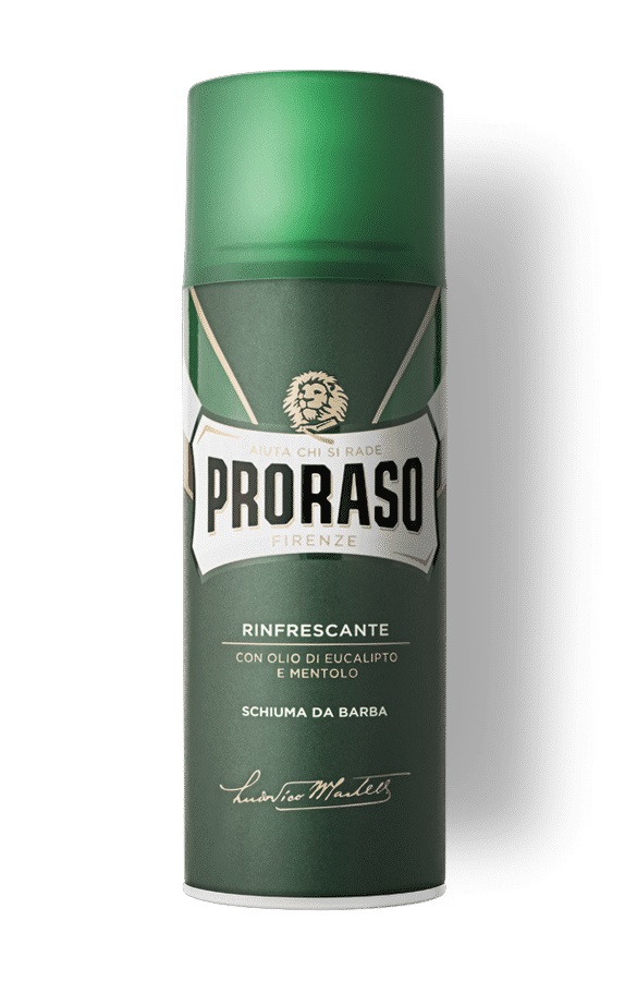 Proraso Schiuma da Barba Rinfrescante 400 ml - Formula Emolliente con Olio di Eucalipto e Mentolo