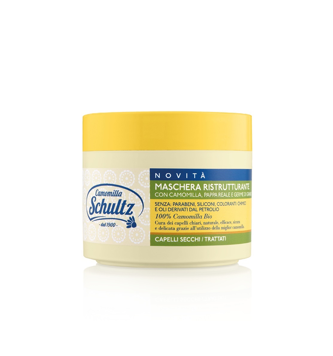 Schultz Maschera Ristrutturante 300 ml - Capelli Secchi e Trattati con Camomilla, Pappa Reale e Germe di Grano