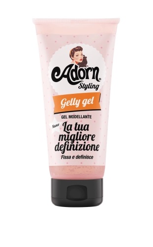 Adorn Gelly Gel per Capelli 200 ml - Gel Modellante a Tenuta Forte, Definisce e Volumizza senza Appesantire