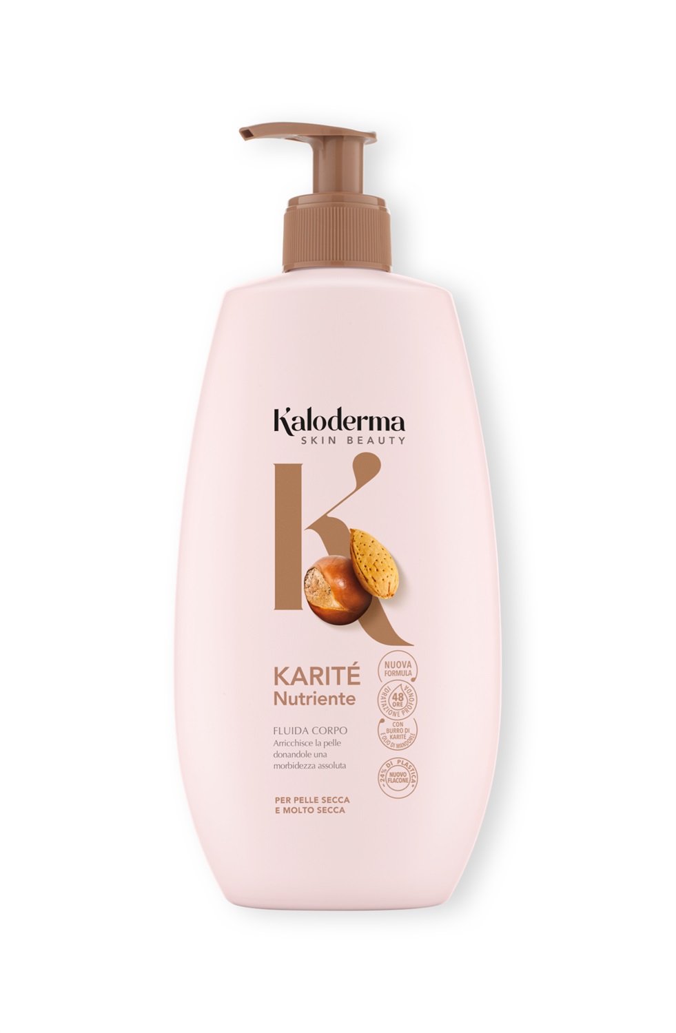 Kaloderma Fluida Corpo Karité Nutriente 400ml - Lozione Setificante per Donna