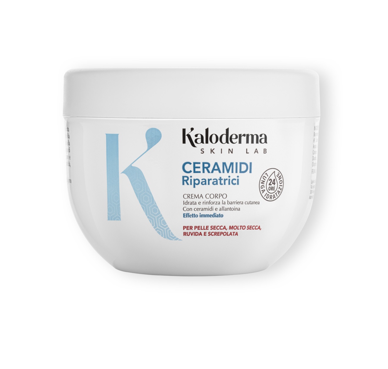Kaloderma Crema Corpo Ceramidi Riparatrici 450ml - Idratante per Pelle Secca e Screpolata con Allantoina