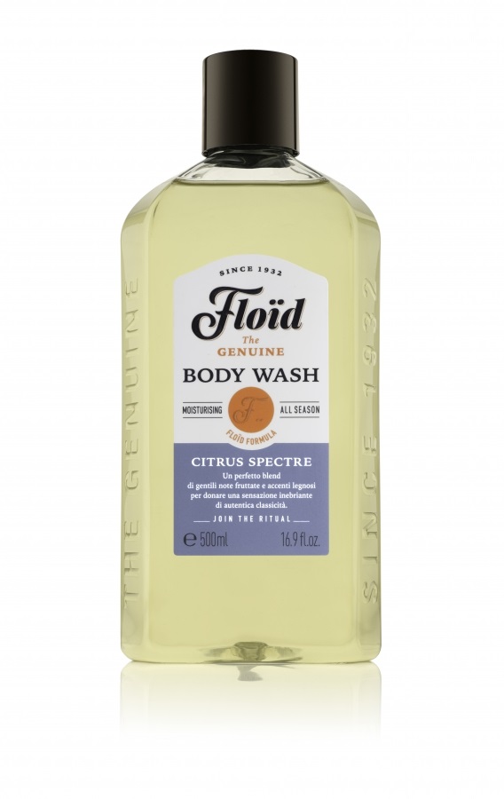 Floid Citrus Spectre Body Wash 500 ml - Gel Doccia Idratante con Profumo Agrumato e Note di Patchouli
