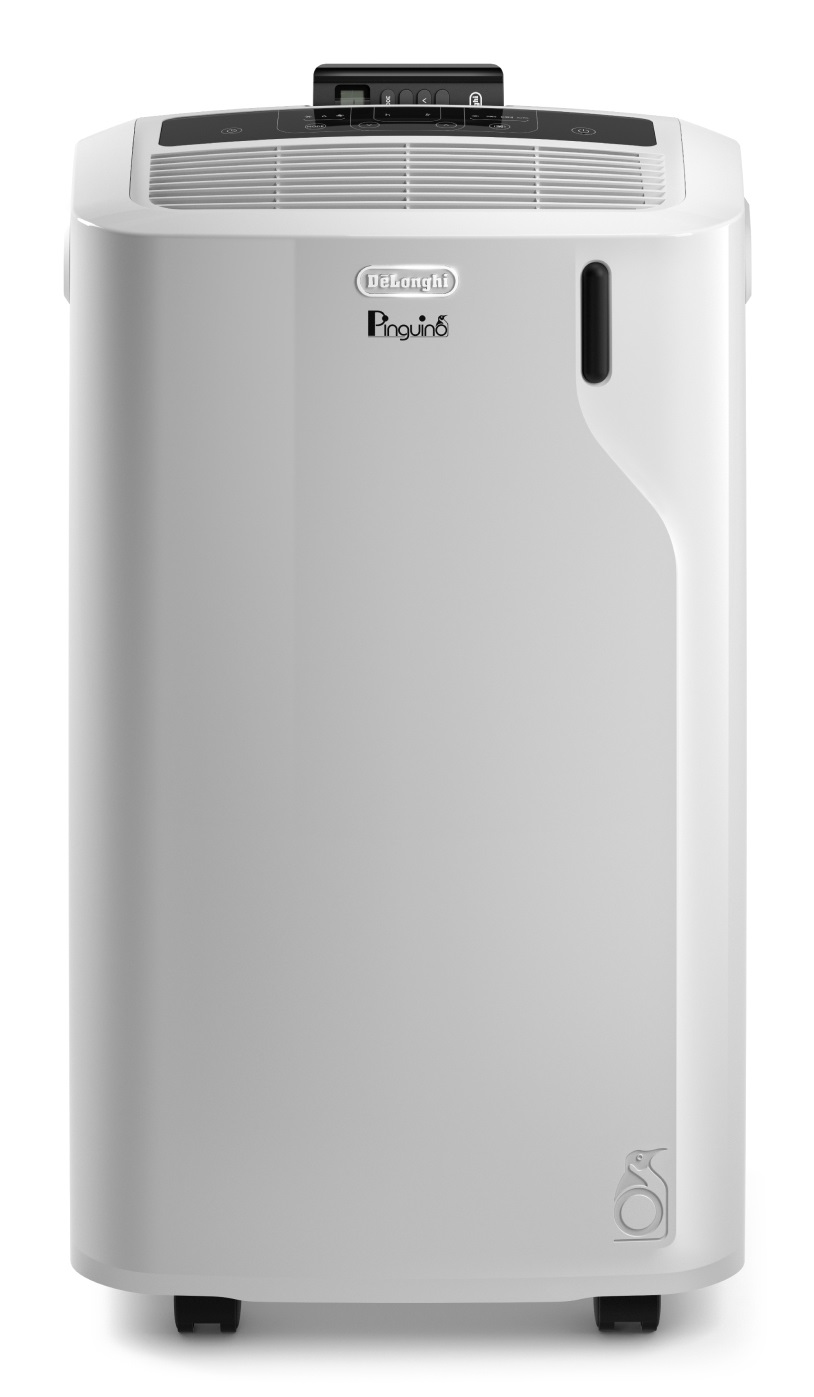 De'Longhi Pinguino PAC EM82 - Climatizzatore Portatile 9000 BTU/h, Classe A, Silenzioso, Deumidificazione, Telecomando, per Ambienti fino a 80 m³