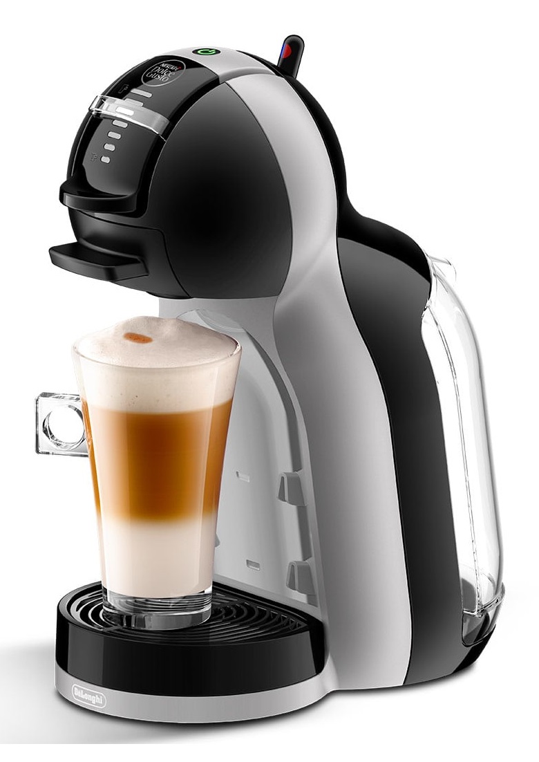 De'Longhi Mini Me EDG155.BG - Macchina per Caffè Automatica a Capsule Nescafé Dolce Gusto, Nero e Grigio, 0,8 L, 1460 W, 15 bar