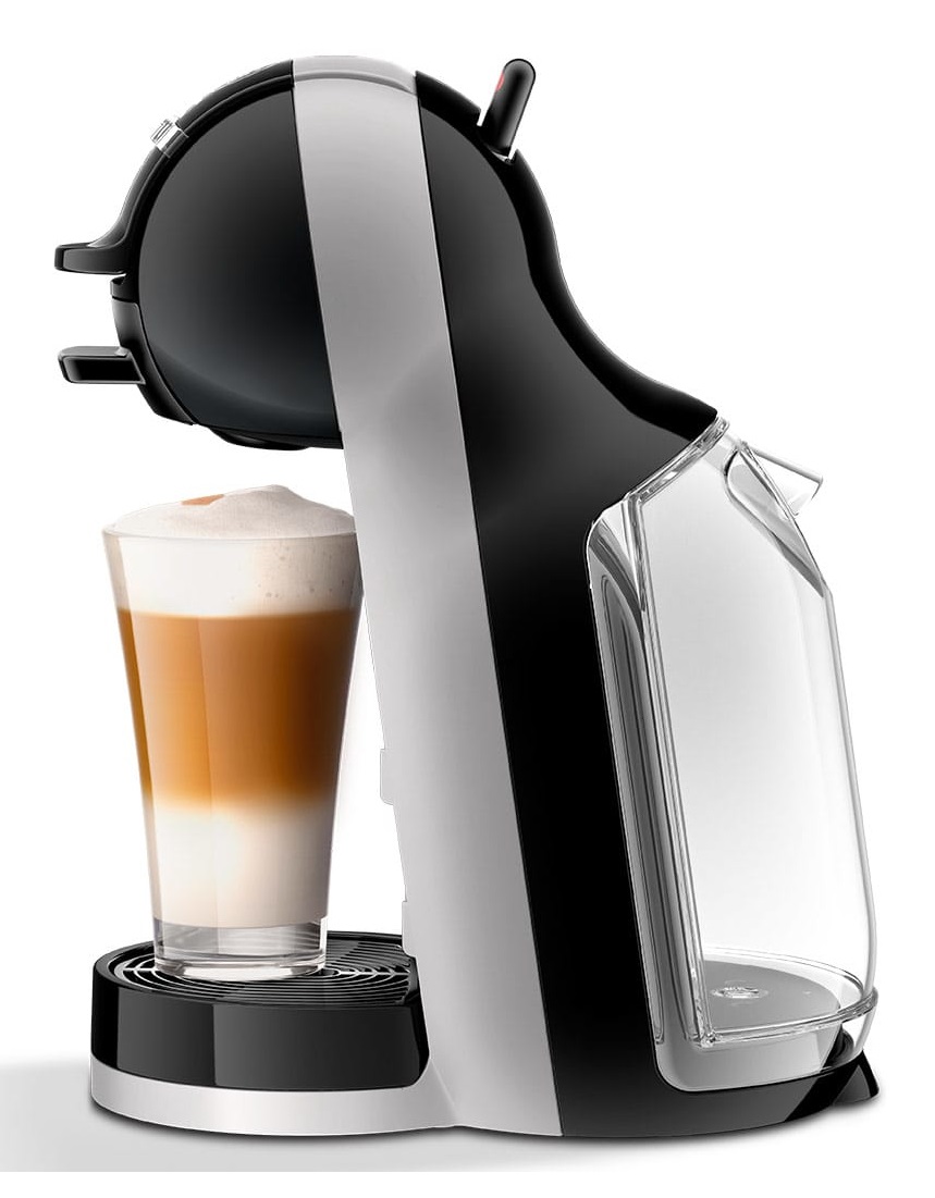 De'Longhi Mini Me EDG155.BG - Macchina per Caffè Automatica a Capsule Nescafé Dolce Gusto, Nero e Grigio, 0,8 L, 1460 W, 15 bar