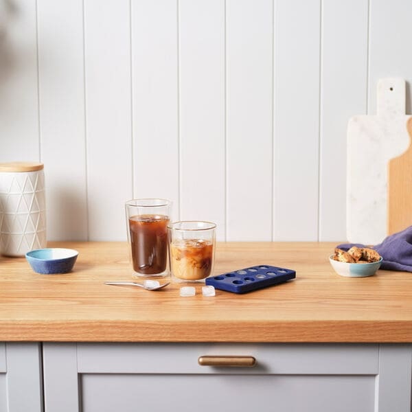 De'Longhi Set Bicchieri Termici in Vetro Borosilicato a Doppia Parete, Capacità 490 ml, Set di 2, Lavabili in Lavastoviglie