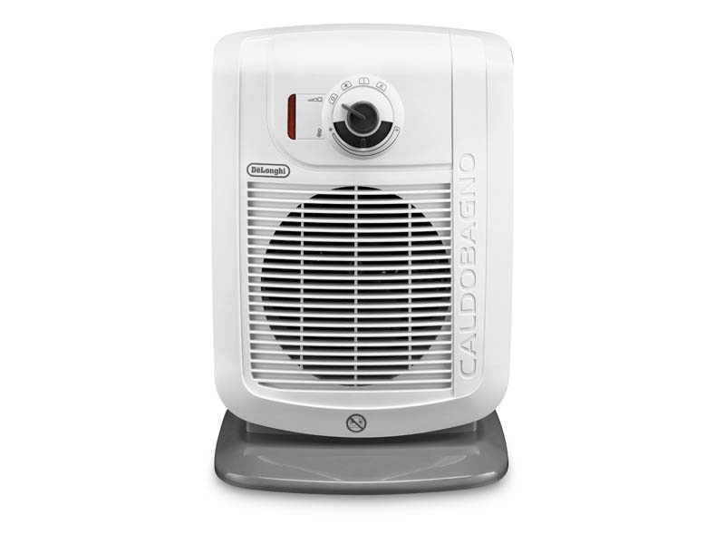 De'Longhi HBC 3030 Termoventilatore Caldobagno 2000W con Termostato, Protezione IP21, Funzione Antigelo e Ventilazione Estiva