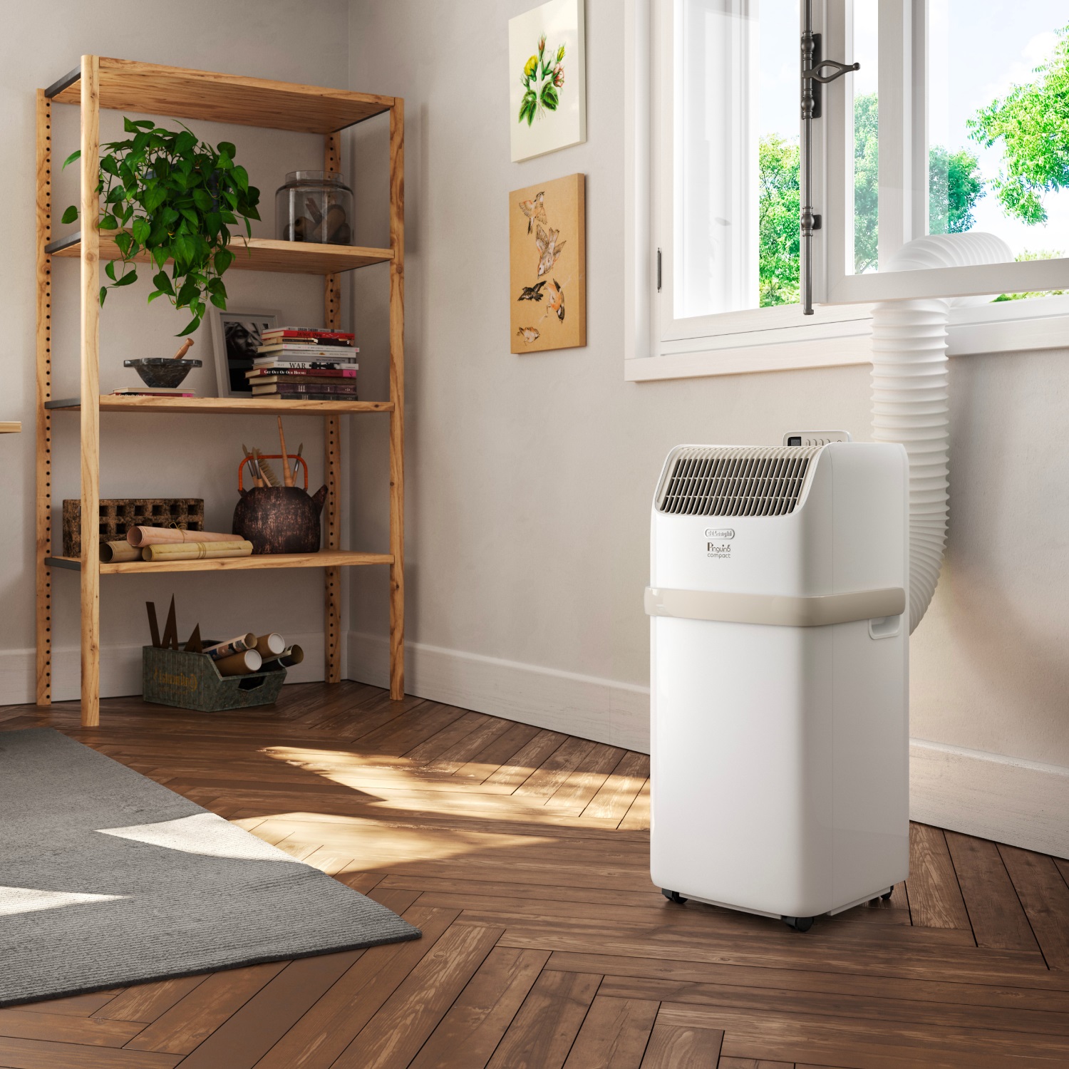 De’Longhi Climatizzatore portatile ES72 Classic 8300 BTU, Classe A, Consumo 0,8 kWh, Potenza 808 W