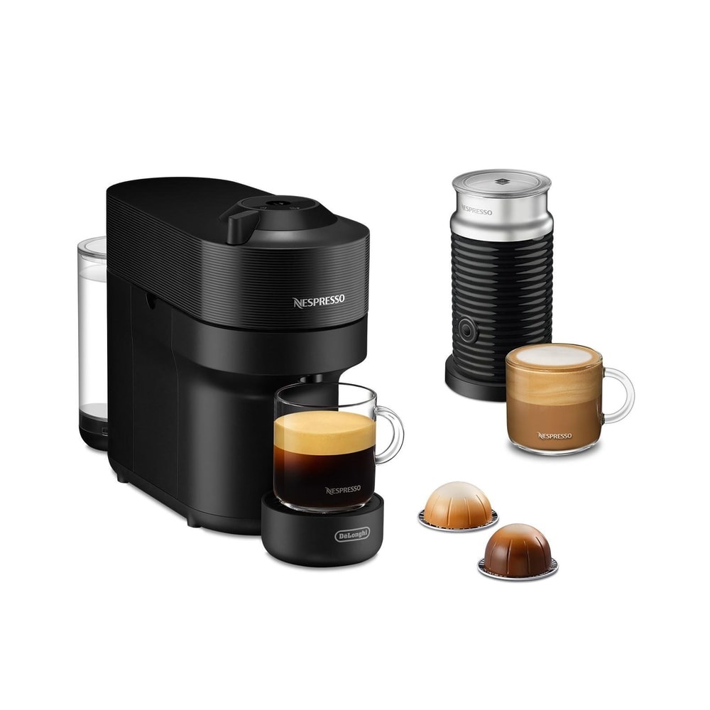 De'Longhi ENV90.BAE Macchina per caffè a capsule Nero, 0,56 L, 1260 W, con Montalatte Aeroccino e Tecnologia Centrifusion