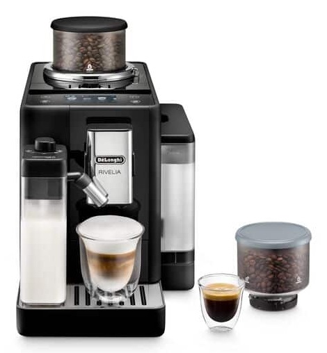 De'Longhi EXAM440.55.B Macchina per espresso Automatica 1,4 L 1450 W 19 bar Nero Argentato