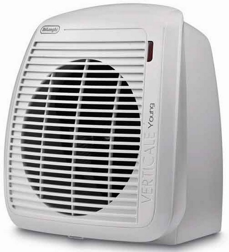 De'Longhi HVY1020.W Termoventilatore Verticale Bianco 2000 W con Funzione Antigelo e Termostato Regolabile
