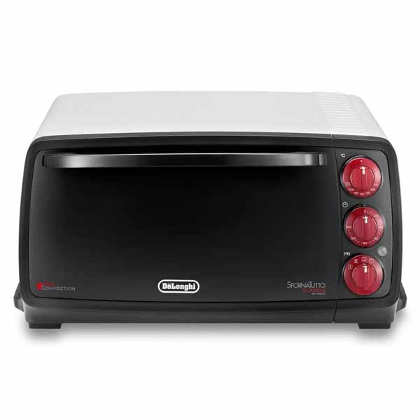 De'Longhi EO14902.W Forno Elettrico Sfornatutto 14L 1400W con Spegnimento Automatico, Termostato Regolabile, 4 Funzioni di Cottura e Timer