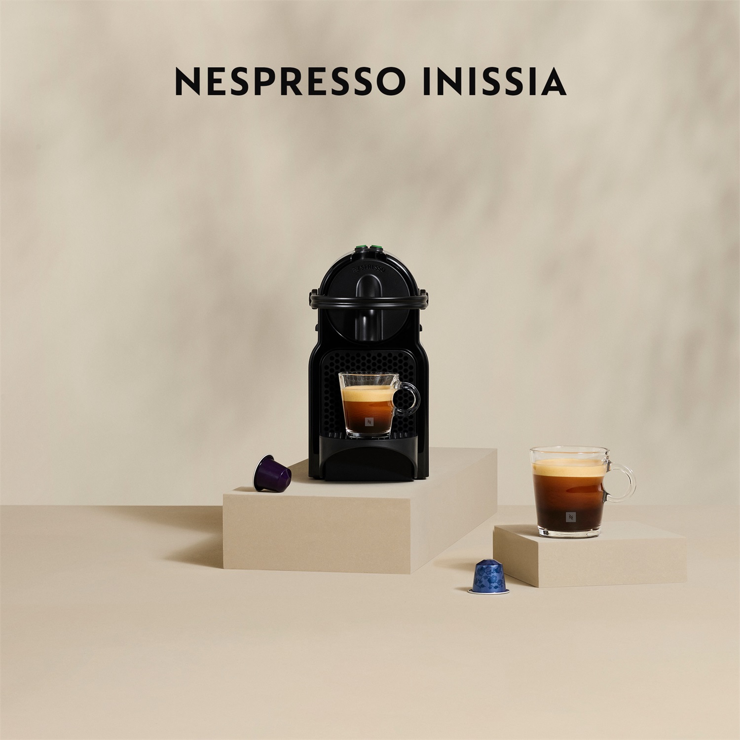 De'Longhi EN 80.B Macchina per Caffè a Capsule Automatica/Manuale 0,8 L 1260 W Nero con Sistema Thermoblock e Pressione 19 bar