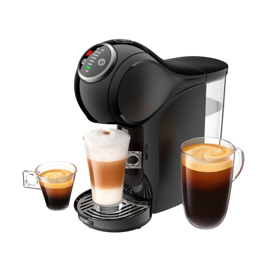 De'Longhi Genio S Plus EDG315.B - Macchina per caffè a capsule, 0,8 L, 1460 W, 15 bar, Nero