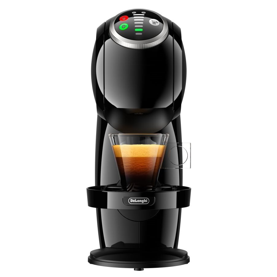 De'Longhi Genio S Plus EDG315.B - Macchina per caffè a capsule, 0,8 L, 1460 W, 15 bar, Nero