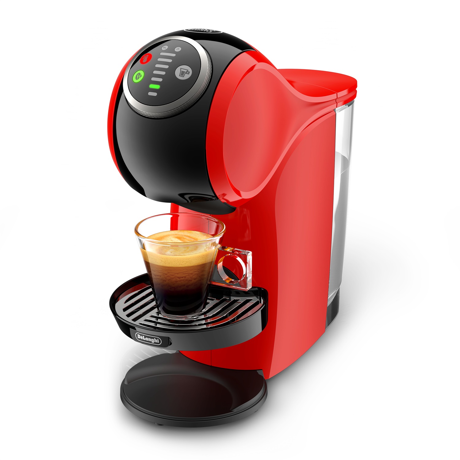 De'Longhi Genio S Plus EDG315.R - Macchina per Caffè Espresso Automatica a Capsule Nescafé Dolce Gusto, Rosso, 1460 W, 0,8 L