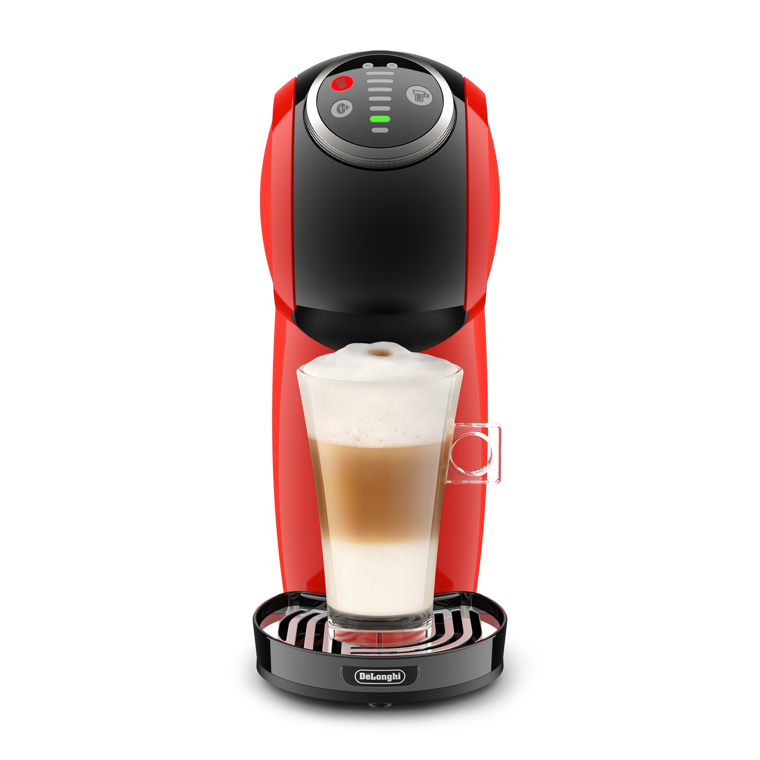 De'Longhi Genio S Plus EDG315.R - Macchina per Caffè Espresso Automatica a Capsule Nescafé Dolce Gusto, Rosso, 1460 W, 0,8 L
