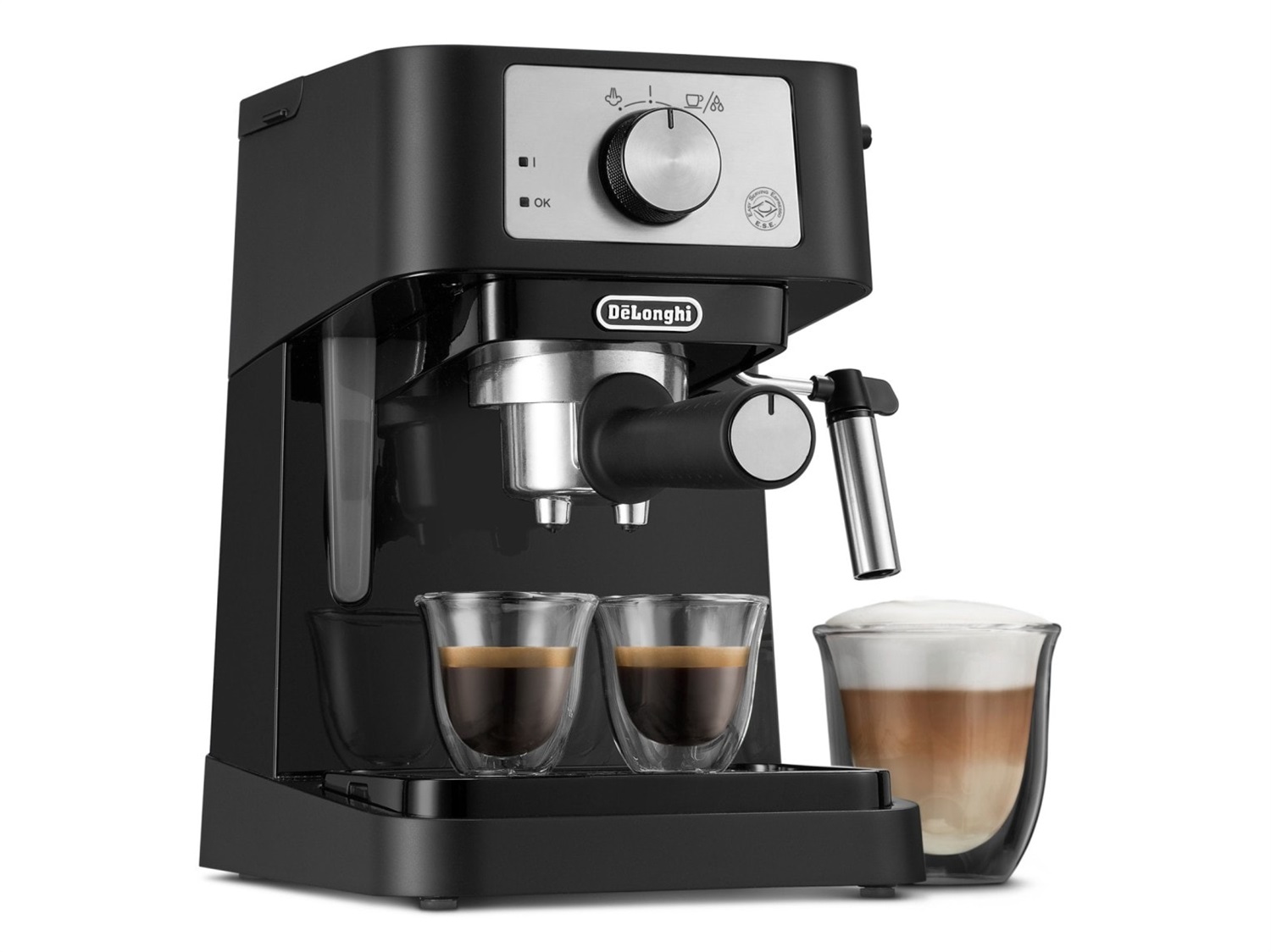 De'Longhi Stilosa Macchina per Espresso Automatica/Manuale 1 L 1100 W Nero Acciaio Inossidabile