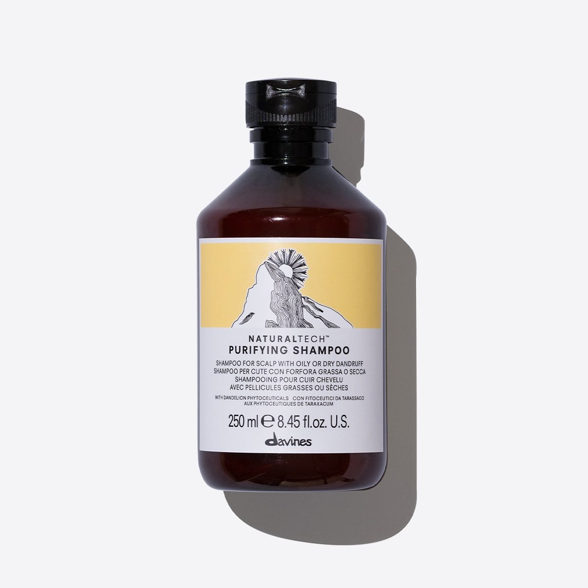 Davines Naturaltech Purifying Shampoo 250 ml - Shampoo purificante per cute con forfora grassa o secca