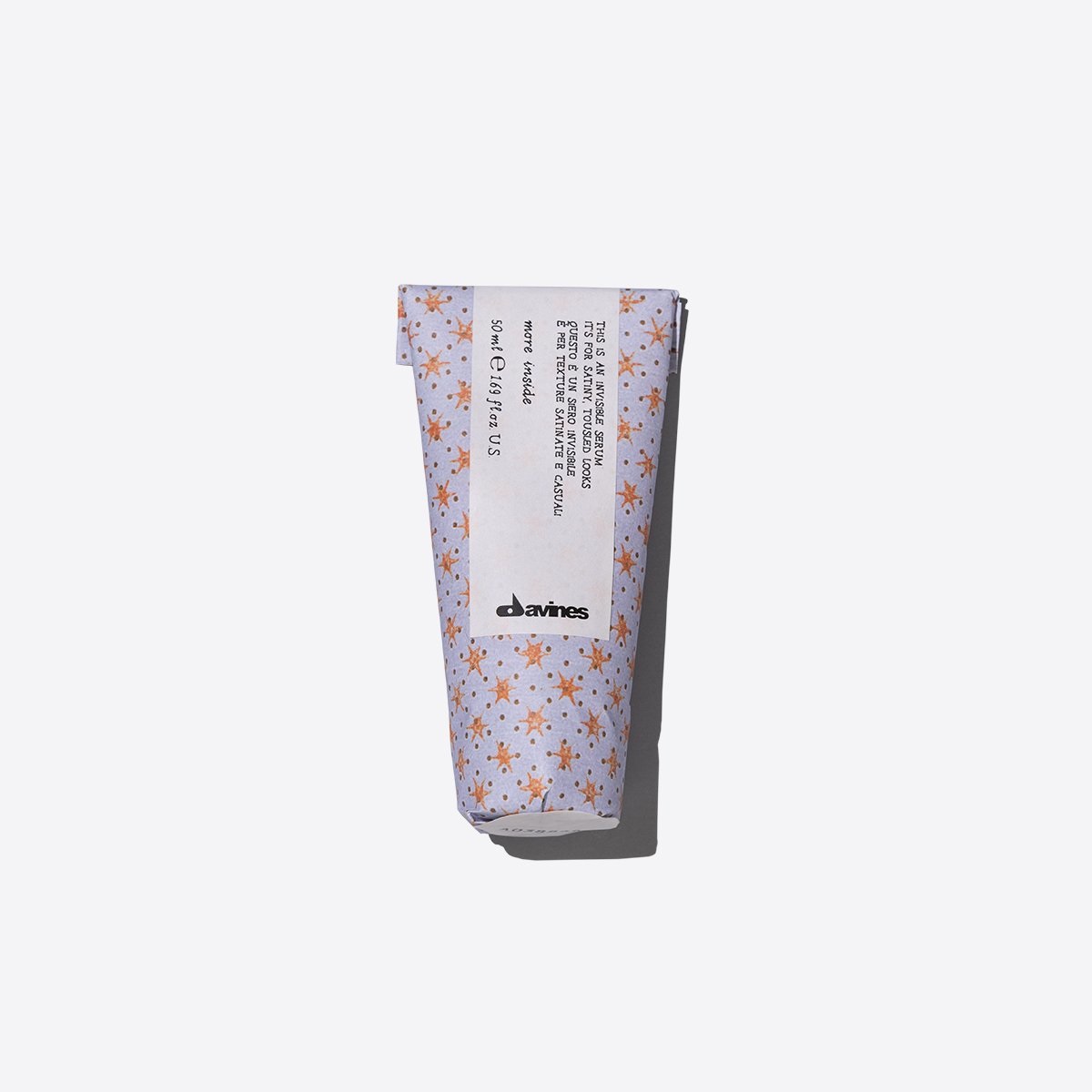 Davines More Inside Invisible Serum Siero per capelli 50 ml - Gel satinante con tenuta leggera e effetto casual