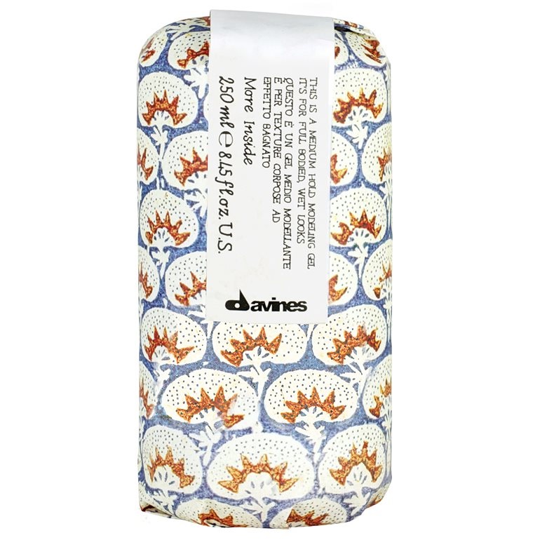 Davines More Inside Medium Hold Modeling Gel 250 ml - Gel Modellante Idratante per Tutti i Tipi di Capelli con Effetto Bagnato