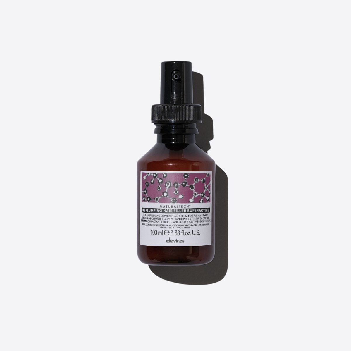 Davines Naturaltech Replumping Hair Filler Superactive Leave-in 100 ml - Trattamento Rimpolpante e Anti-Umidità per Capelli