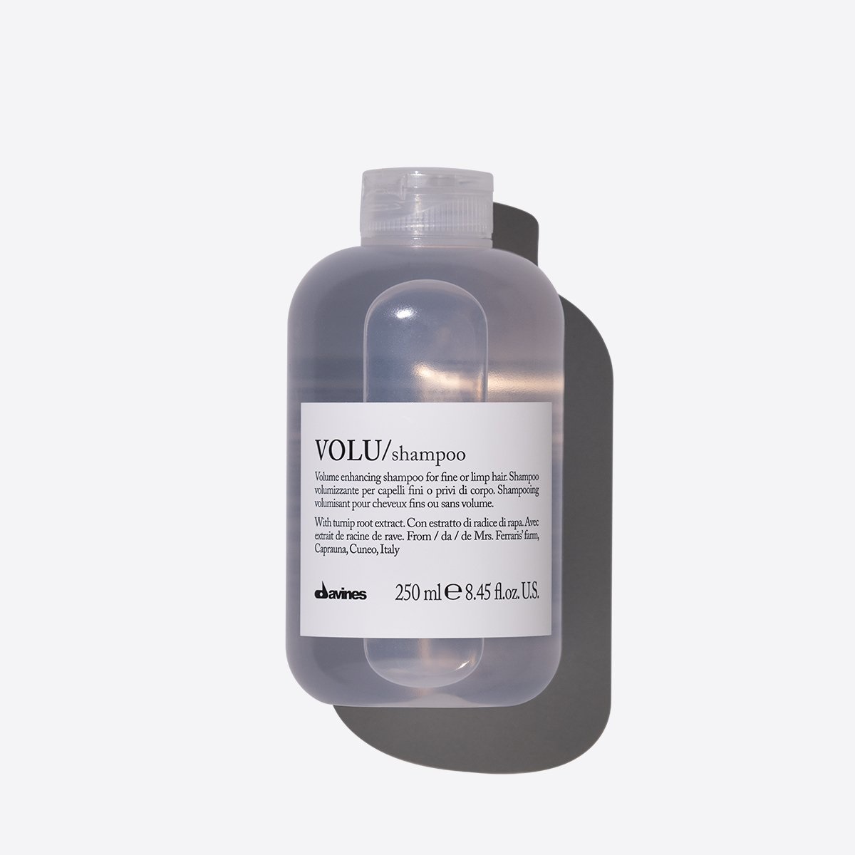 Davines Essential Haircare VOLU Shampoo 250 ml - Shampoo Volumizzante per Capelli Fini e Sottili