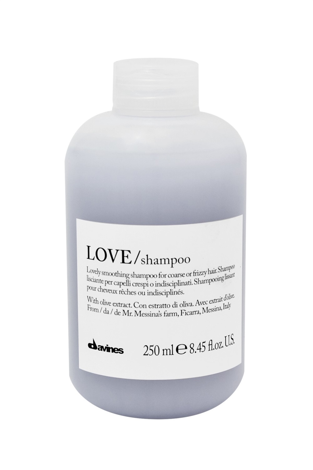 Davines Love Smoothing Shampoo 250 ml - Ideale per Capelli Crespi e Indisciplinati
