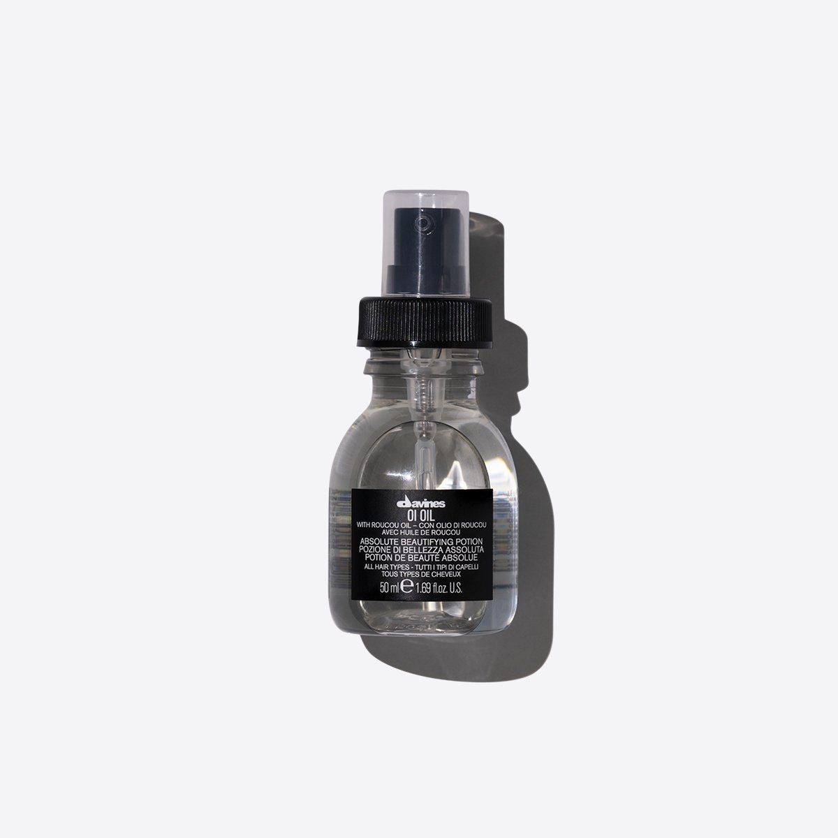 Davines Oi Oil - Potion de Beauté Absolue 50 ml, Olio per capelli multifunzionale con azione districante, anti-crespo e antiossidante