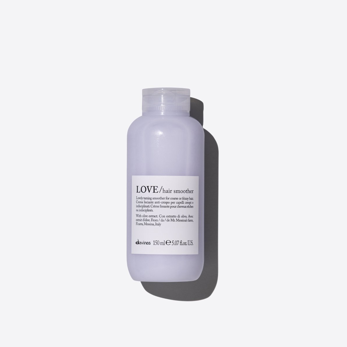 Davines LOVE Hair Smoother Crema Lisciante Anti-Crespo 150 ml - Leave-On per Capelli Crespi e Indisciplinati