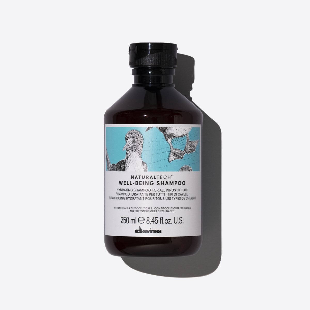 Davines Naturaltech Well-Being Shampoo 250 ml - Shampoo idratante per tutti i tipi di capelli