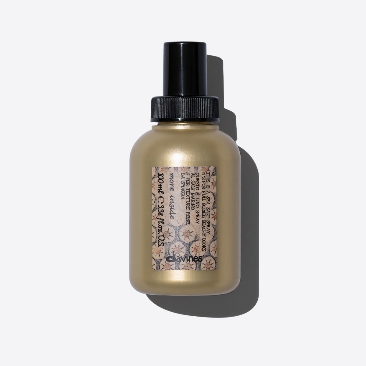 Davines More Inside Sea Salt Spray 250 ml - Spray Texturizzante al Sale Marino per Capelli con Finishing Opaco