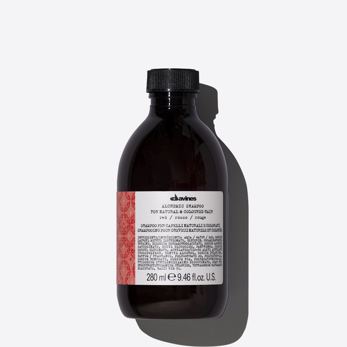 Davines Alchemic Shampoo Rosso 280 ml - Shampoo Riflessante per Capelli Rossi