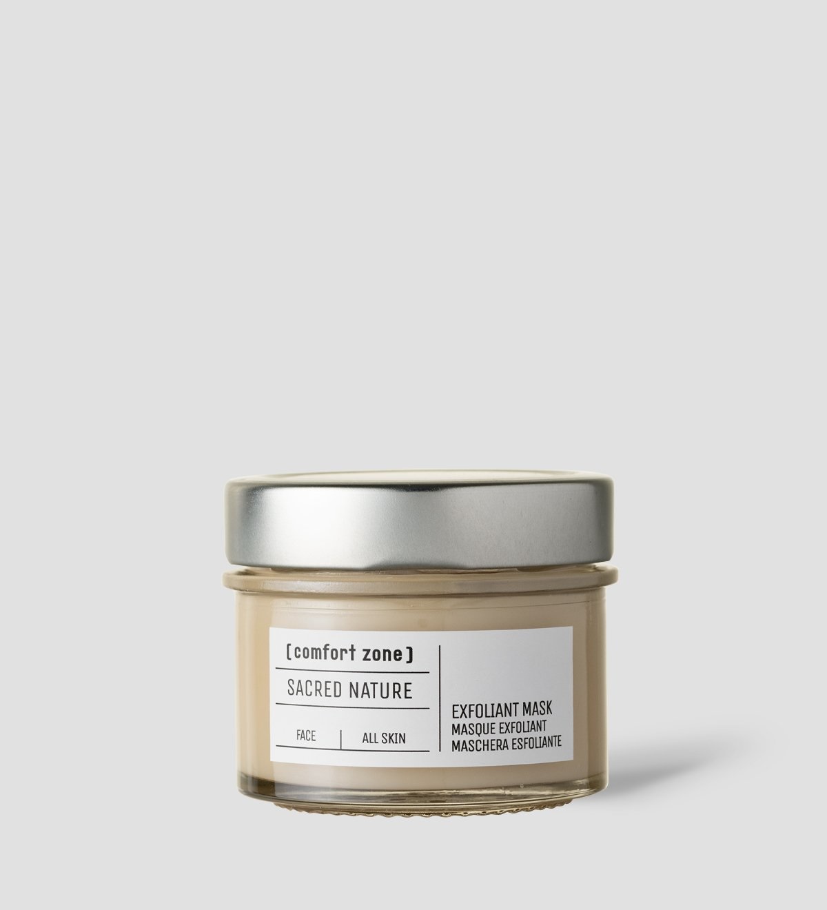 Comfort Zone Sacred Nature Exfoliating Mask 110 ml - Maschera Esfoliante per Pelli Spente e Delicate con Gluconolattone