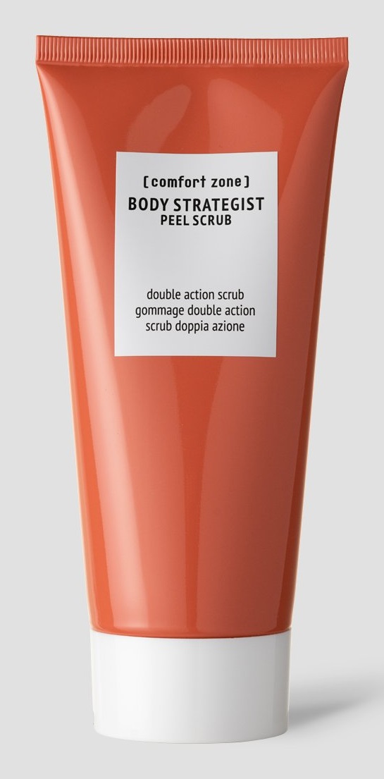 Comfort Zone Body Strategist Peel Scrub 200 ml - Scrub corpo esfoliante anti-cellulite con doppia azione e fragranza di buccia d'arancia amara