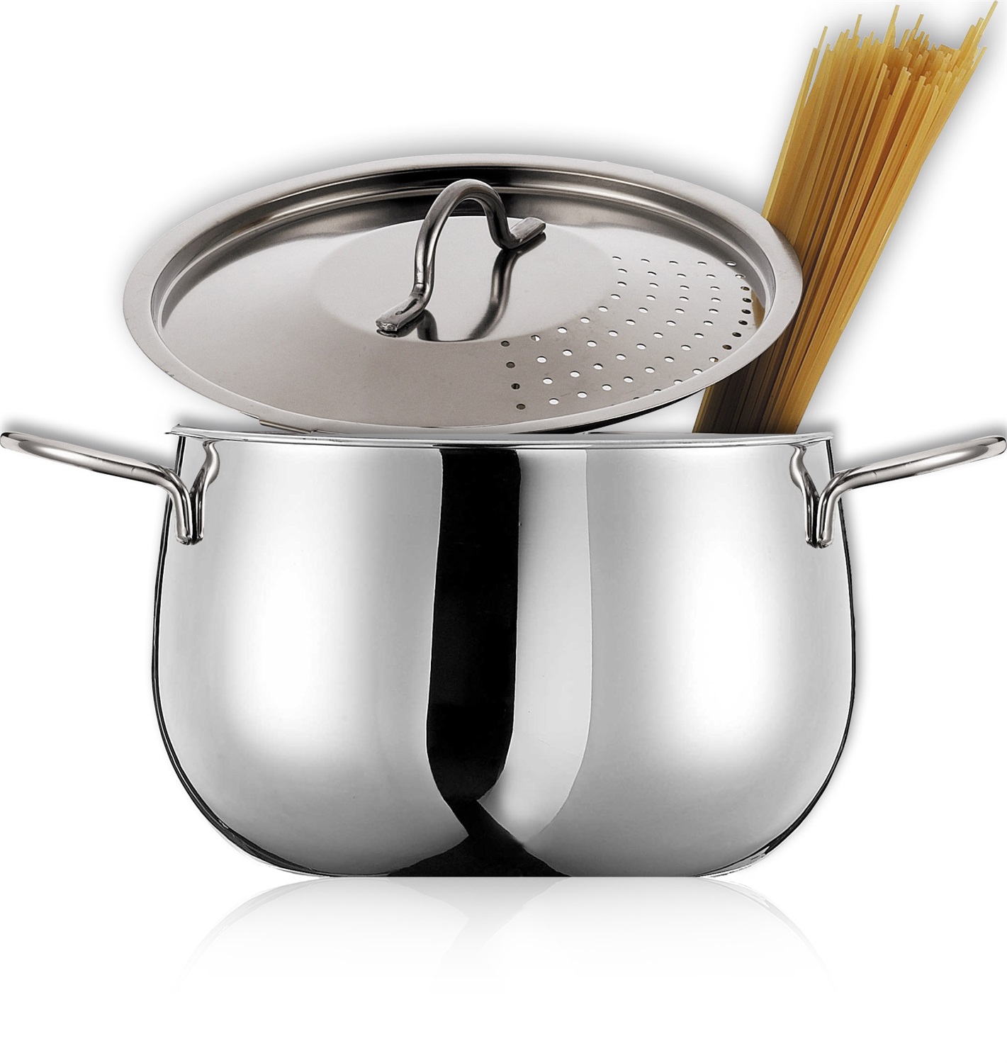 Inoxriv S.p.A. Love Story Cuociscola 20 cm - Capacità 4.5 L, Acciaio Inossidabile, Alluminio, Ceramica, Compatibile con Gas e Induzione