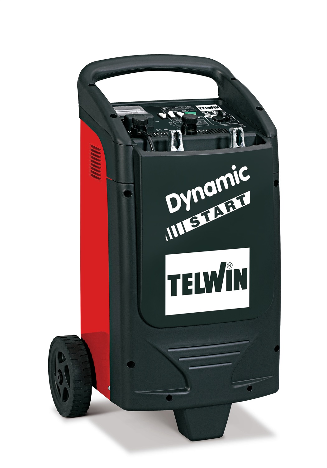 Telwin Dynamic 520 Start - Caricabatterie e Avviatore 12/24V per Auto e Furgoni