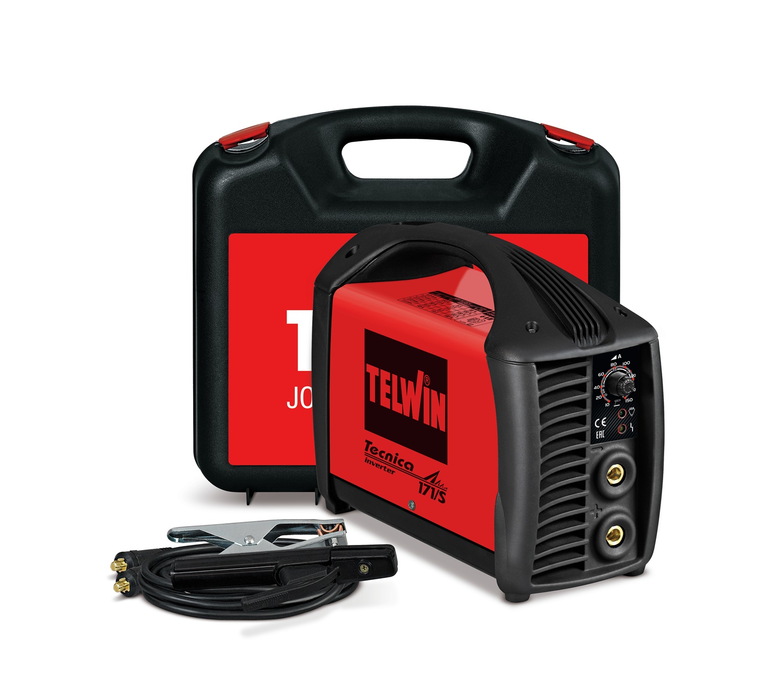Telwin Tecnica 171/S Saldatrice Inverter MMA e TIG 230V DC con Valigetta e Accessori