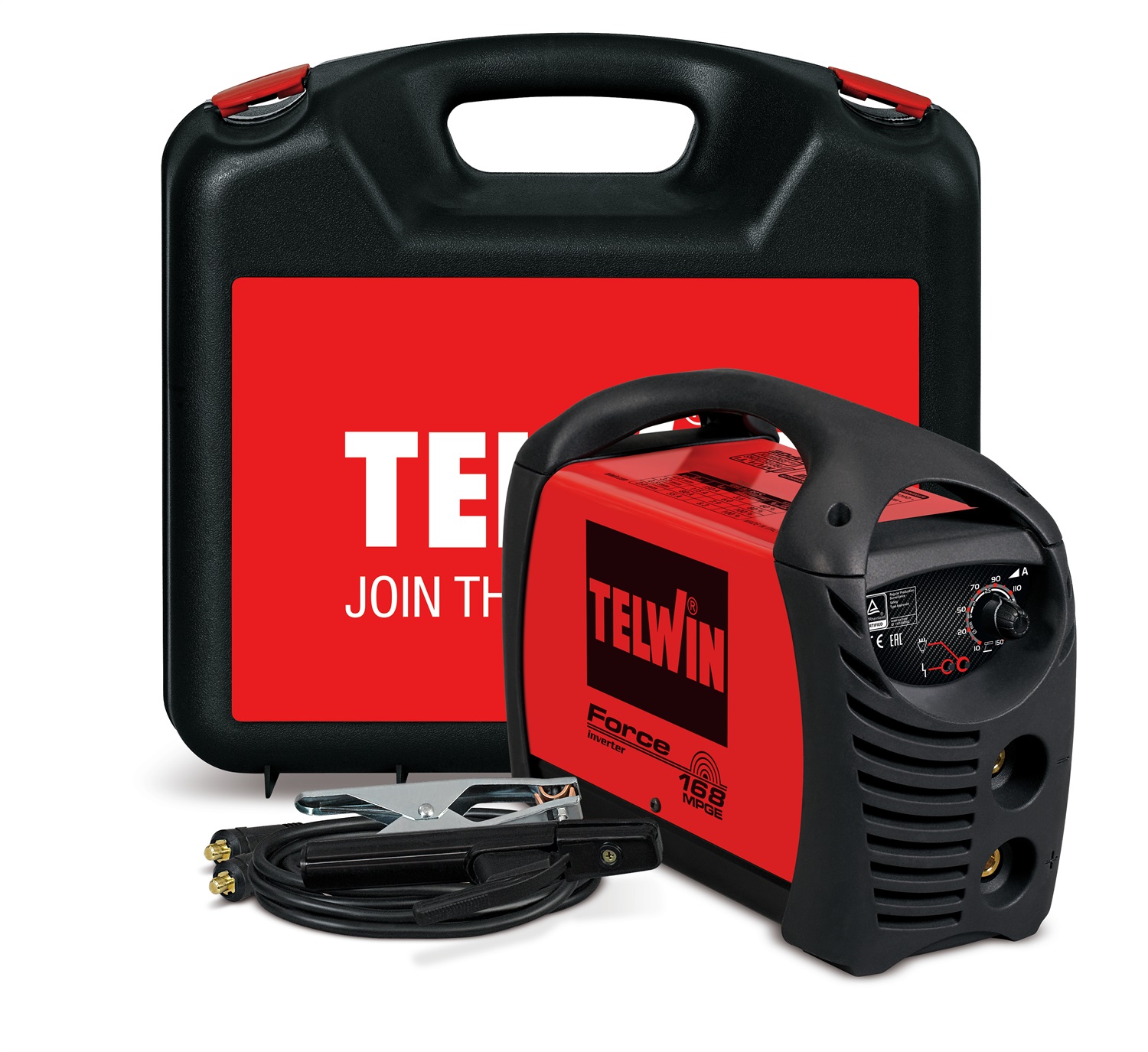 Telwin Force 168 MPGE - Saldatrice Inverter MMA 230V con Valigetta