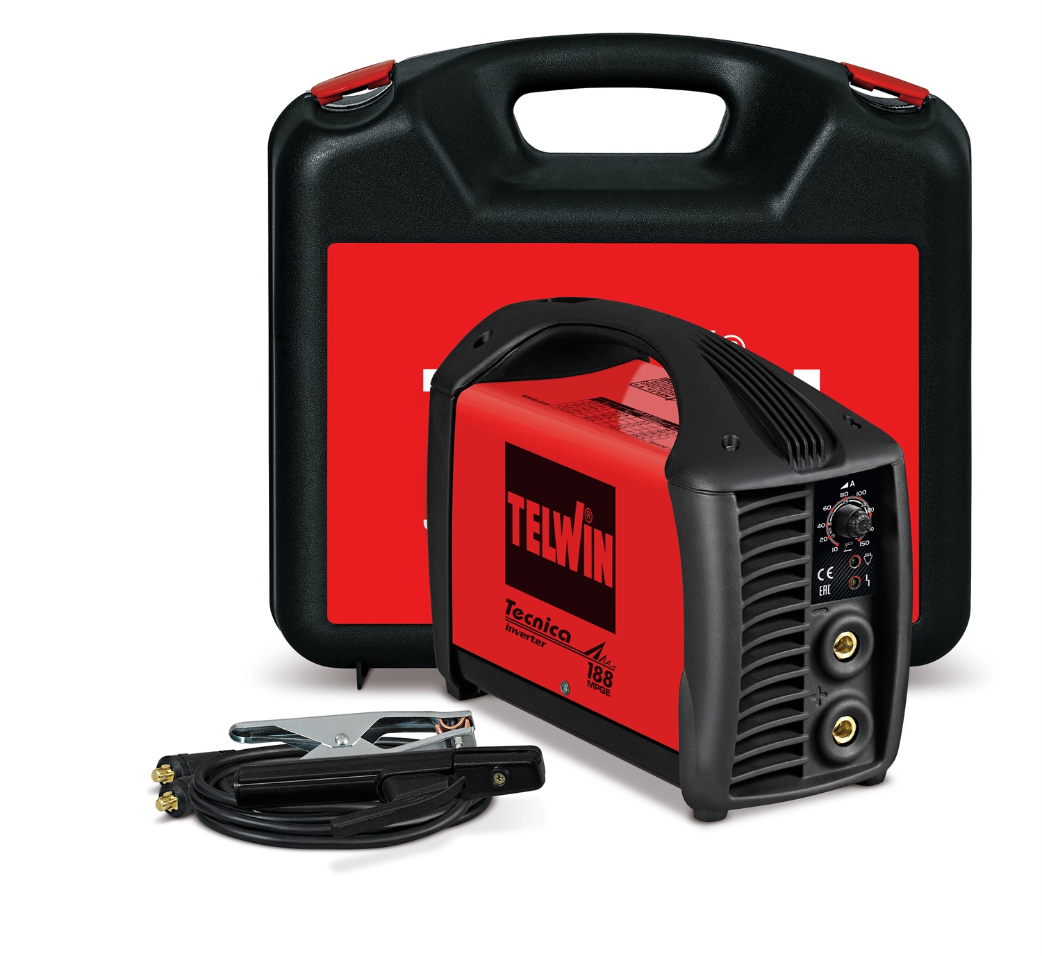 Telwin Tecnica 188 MPGE Saldatrice Inverter 230V MMA e TIG DC con Valigetta