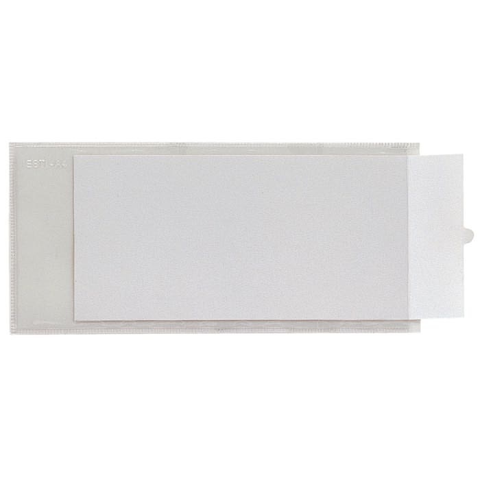 Sei Rota Portaetichette Adesive Iesti A3 - 32 x 124 mm - Trasparente - Confezione da 10 Pezzi