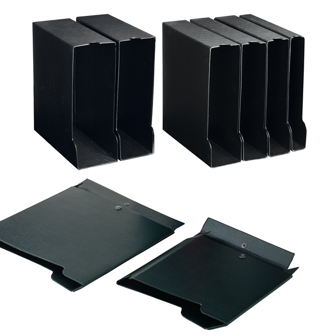 Sei Rota Custodia per Raccoglitori A4 65 mm - Dorso 10 cm - 280x320 mm - Nero - 67146510