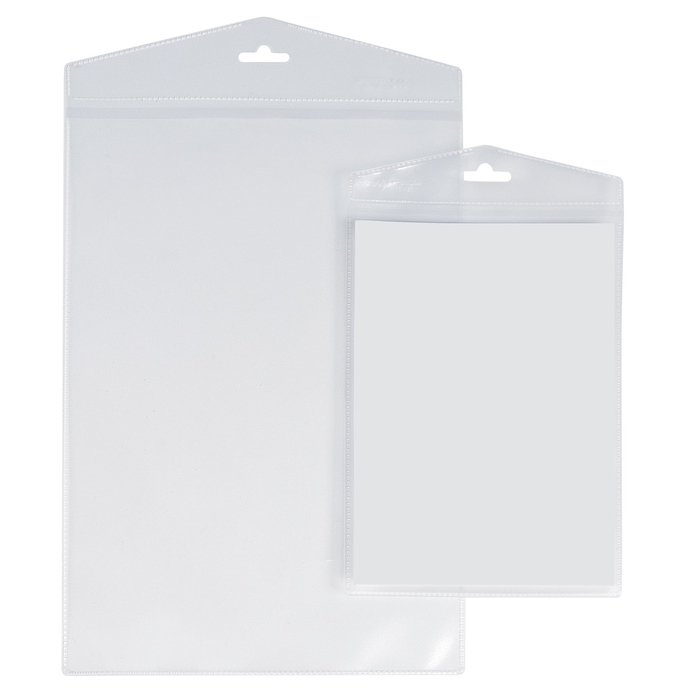 SEI ROTA Porta Avvisi Appendimi in Polipropilene Trasparente - 22x30 cm - Confezione da 10 Pezzi