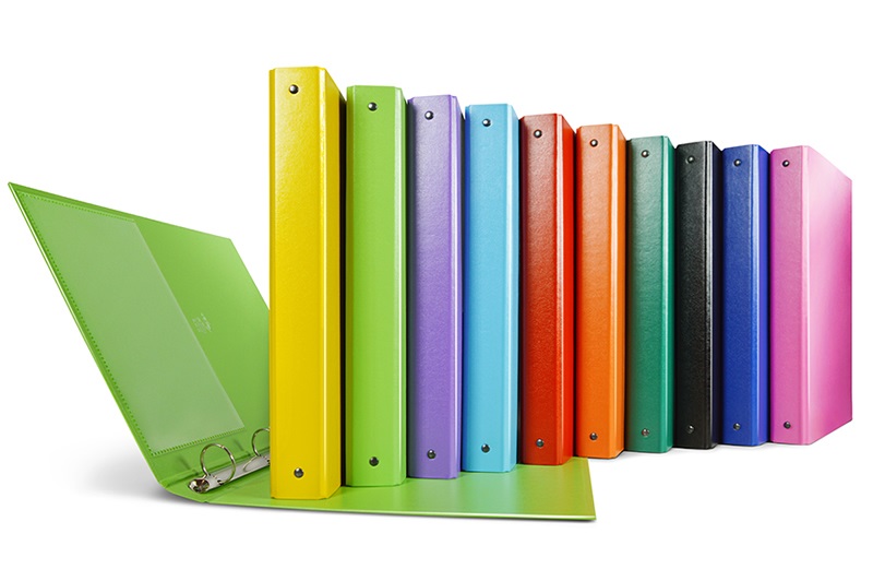 Sei Rota Raccoglitore Nettuno A5 Blu - 2 Anelli Tondi 30 mm - Stratopan® con Dorso 3,5 cm