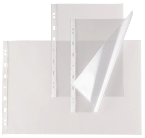 Sei Rota Buste a Perforazione Universale 22x30 cm in Polipropilene (PP) Basso Spessore - Finitura Liscia - Confezione da 25 pz