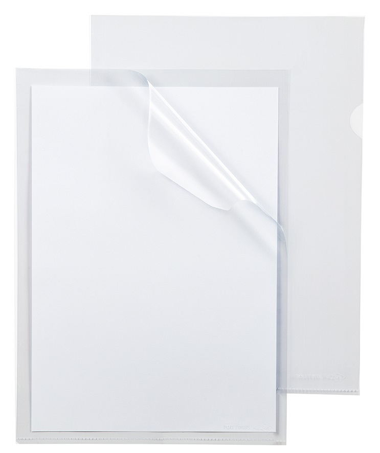 Sei Rota Cartelline Poli T Plus - Alto Spessore - PP Trasparente - 22 x 30 cm - Conf. 25 Pezzi